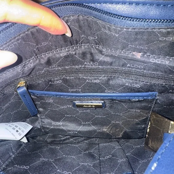 ALDO Blue Quilted Women's Bag - Picture 5 of 5